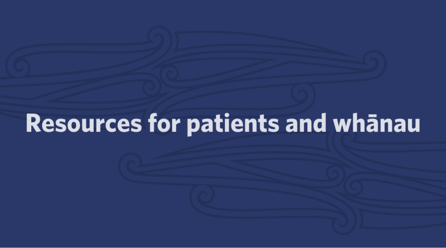 Sepsis resources for patients and whānau