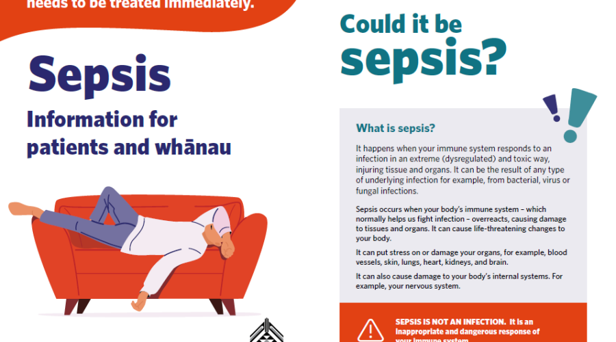 Sepsis information for patients and whānau