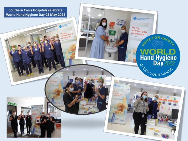 Southern Cross Hospitals celebrate World Hand Hygiene Day 2022