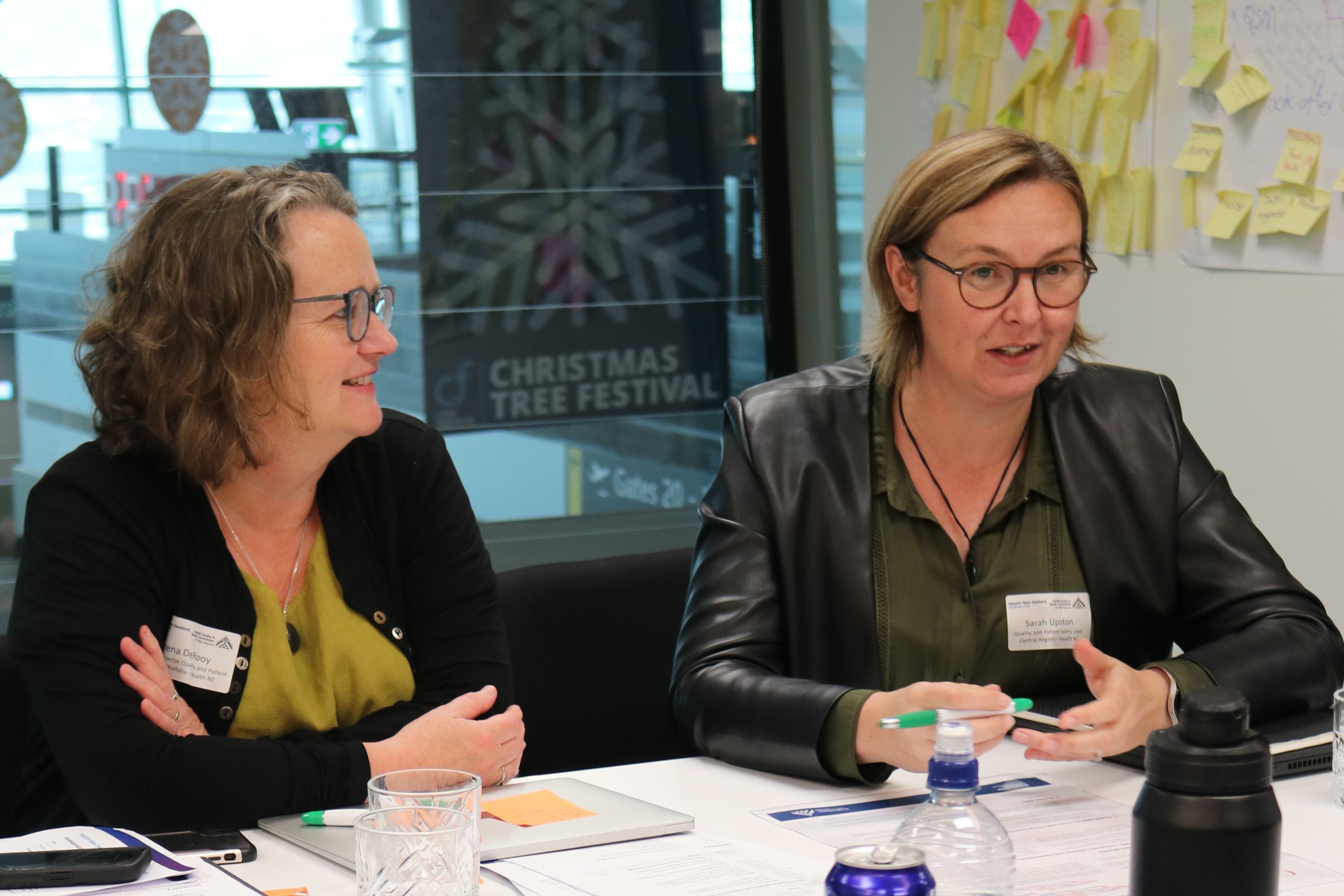 Women in discussion at workshop 